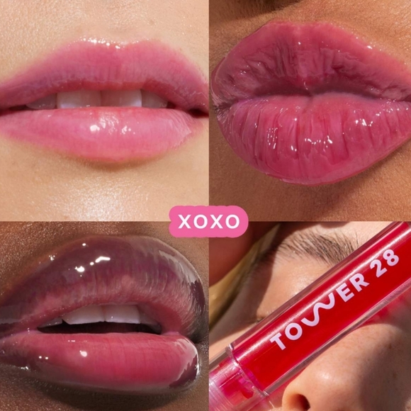 2/$30! Tower 28 ShineOn Milky Lip Jelly in 'XOXO' - Picture 2 of 8